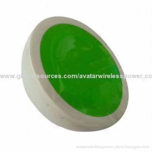 Catty-cornered slanting Qi mini transmitter charge plate
